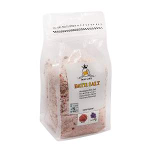 نمک حمام رز گلد مدل اسطوخودوس و گل رز وزن 500 گرم