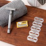 تیغ یدک بیک مدل Platinum Chromium Double Edge مجموعه 4 عددی