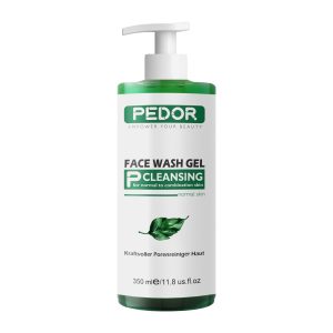 ژل شستشوی صورت پدور مدل CBD02 مناسب پوست نرمال و مختلط حجم 350 میلی لیتر