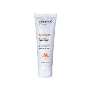 کرم ضد آفتاب رنگی لیپورکس SPF 50 مدل N-O مناسب برای پوست چرب و معمولی حجم 40 میلیلیتر
