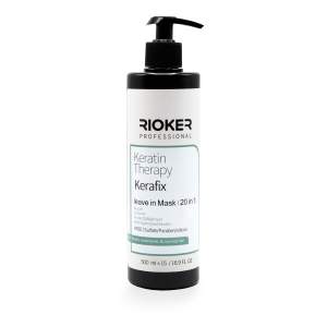 کرم مو تثبیت کننده ریوکر مدل کرافیکس مناسب موهای رنگ شده و کراتین شده حجم ۵۰۰ میلی لیتر