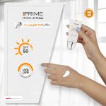 ژل ضدآفتاب بی‌رنگ پرایم SPF50 مدل C-Prime مناسب برای انواع پوست، حجم 40 میلی‌لیتر