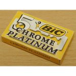 تیغ یدک بیک مدل Platinum Chromium Double Edge مجموعه 4 عددی