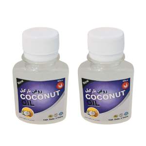 روغن نارگیل پامکا مدل پرس سرد حجم 60 میلی لیتر مجموعه 2 عددی