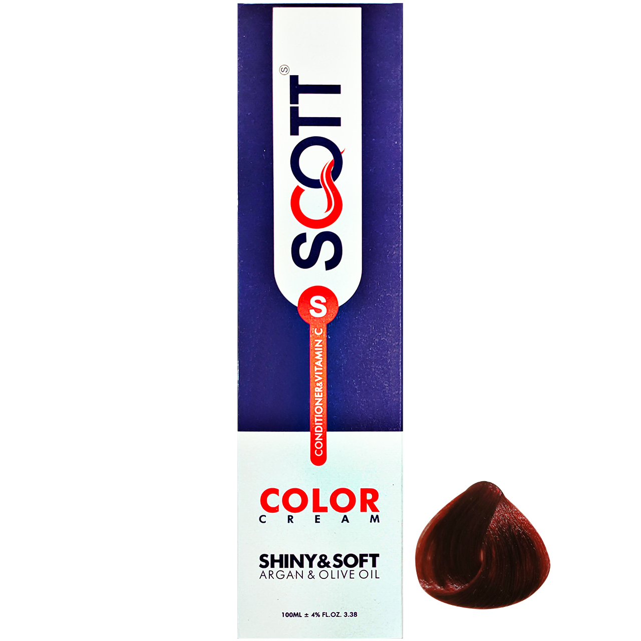 رنگ مو اسکاتس سری Mahogany شماره MG5 حجم 100 میلی لیتر رنگ بلوند ماهاگونی تیره