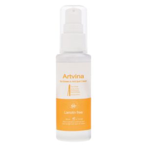 کرم ضد آفتاب بدون رنگ آرت وینا SPF 50 مدل Highly Effective محافظ UVA ،UVB و PA+++، ضد حساسیت، ضد چروک و ضد پیری مناسب انواع پوست حجم 50 میلیلیتر