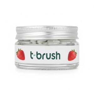 قرص خمیردندان ضدعفونیکننده دهان تیبراش مدل Strawberry با طعم توتفرنگی وزن ۱۰۰ گرم بسته ۹۰ عددی
