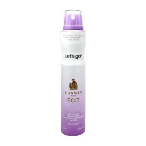 اسپری دئودورانت زنانه لتس گو مدل lanvin eclat حجم 200 میلی لیتر