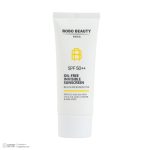 کرم ضد آفتاب بیرنگ صورت روبو بیوتی SPF 50 مدل Niacinamide محافظ UVA،UVB مناسب برای انواع پوست حجم 40 میلی لیتر