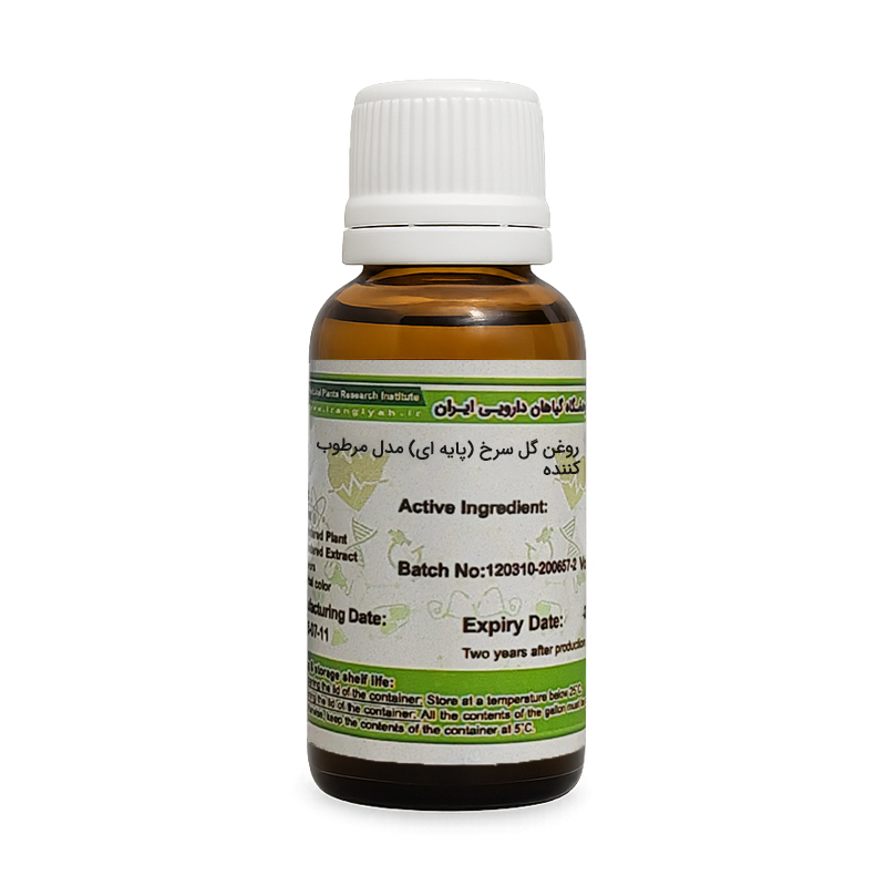 روغن گل سرخ پایه ای ایران گیاه  کد 66 حجم 30 میلی لیتر