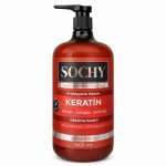 شامپو تثبیت کننده رنگ مو سوچی مدل Keratin مناسب برای موهای رنگ شده حجم 1000 میلی لیتر