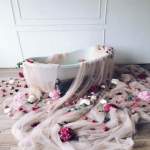 نمک حمام رز گلد مدل RoseTea وزن 650 گرم