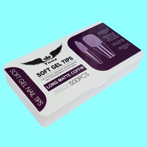 تیپ کاشت ناخن تونز مدل soft gel مجموعه 500 عددی