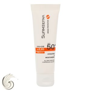 کرم ضد آفتاب بیرنگ سورملینا، SPF 50، مدل 00 UVA UVB، مناسب انواع پوست با حجم 50 میلیلیتر، ضد حساسیت، فاقد پارابن و سیلیکون، محافظتکننده در برابر اشعههای UVA و UVB، بدون تست حیوانی، PA++++، ضد پیری، ضد جوش، با ماندگاری 2 ساعته