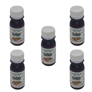روغن بادام تلخ هانتر مدل Almond حجم 60 میلی لیتر مجموعه 5 عددی