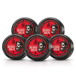 کرم نرم کننده ریش و سبیل افجه مدل Balm05 مناسب برای انواع مو با حجم 50 میلیلیتر مجموعه 5 عددی