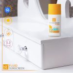 فلوئید ضدآفتاب بی‌رنگ مای SPF50 مدل Smart Defense مناسب انواع پوست، حجم 50 میلی‌لیتر