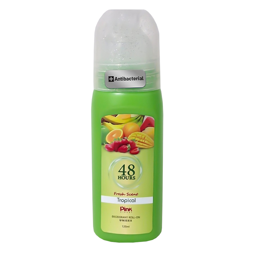 رول دئودورانت پینک ویژوآل مدل Tropical حجم 120 میلی‌لیتر