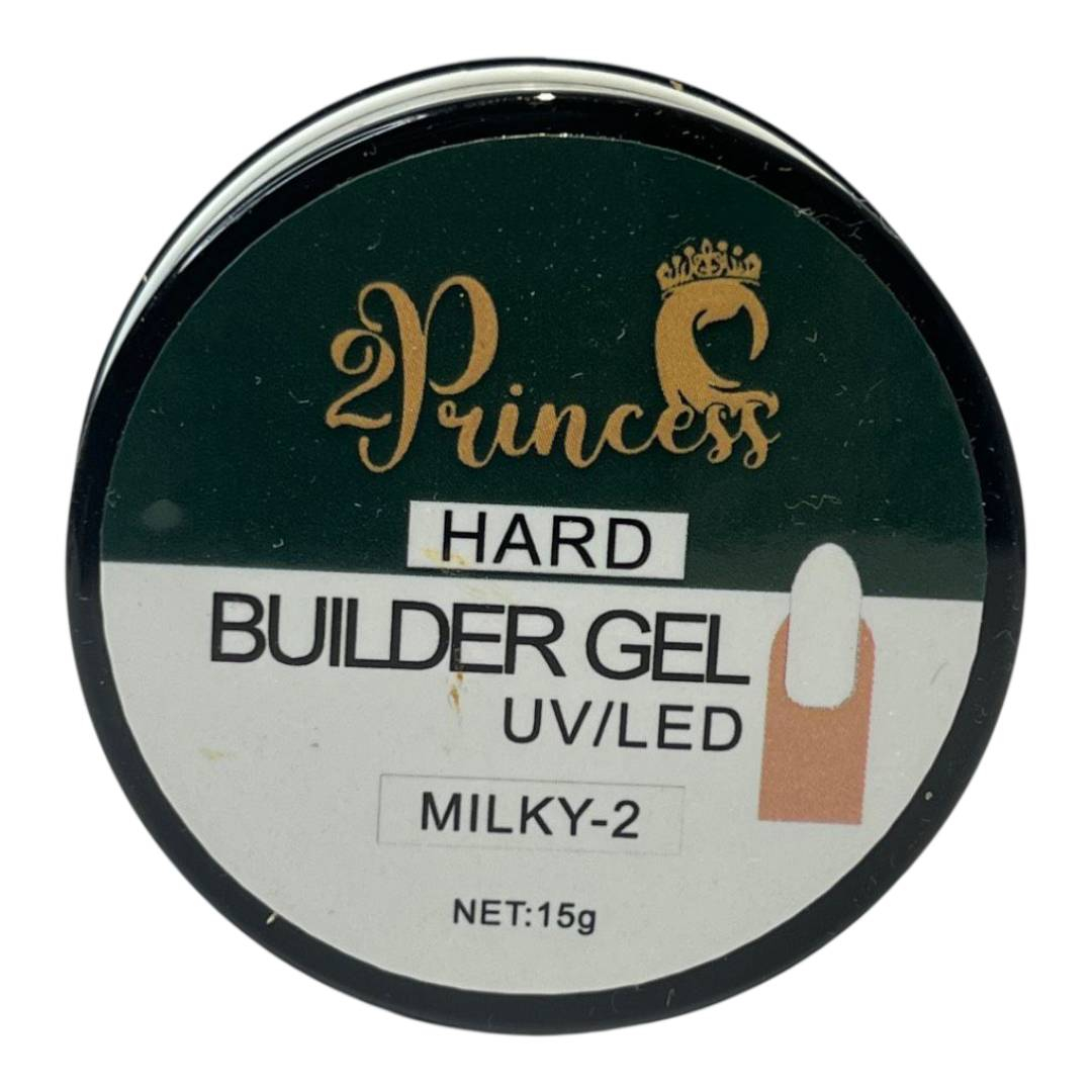 هارد ژل کاشت ناخن پرنسس مدل MILKY حجم 15 میلی لیتر