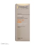 کرم ضدآفتاب بدون رنگ پرایم مدل Anti Aging SPF50، حجم 40 میلی‌لیتر