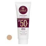 کرم ضدآفتاب رنگی ایلابرت +SPF50 مدل ضدلک natural beige، مناسب پوست‌های چرب و معمولی، حجم 40 میلی‌لیتر
