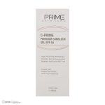 ژل ضدآفتاب بی‌رنگ پرایم SPF50 مدل C-Prime مناسب برای انواع پوست، حجم 40 میلی‌لیتر
