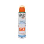 اسپری ضد آفتاب بدون رنگ ویتابلا SPF 50 مدل sun ‌مناسب انواع پوست حجم 150 میلی‌لیتر