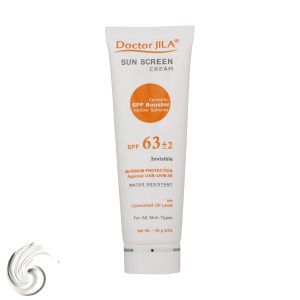 کرم ضد آفتاب بدون رنگ دکتر ژیلا SPF 63 مدل Maximum Protection ‌مناسب انواع پوست‌ وزن 50 گرم