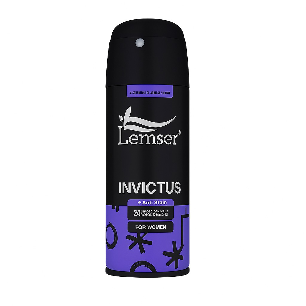 اسپری دئودورانت زنانه لمسر مدل INVICTUS حجم 150 میلی‌لیتر