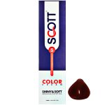 رنگ مو اسکاتس سری Rose Red شماره RF3 حجم 100 میلی لیتر رنگ قهوه ای قرمز آلبالویی روشن