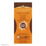 کرم ضدآفتاب و آنتی‌آکنه رنگی سان‌سیف مدل SPF50، مناسب پوست‌های چرب، حجم 50 میلی‌لیتر