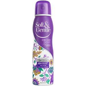 اسپری دئودرانت زنانه سافت اند جنتل مدل ORCHID DESIRE حجم ۱۵۰ میلیلیتر