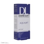 کرم ژل آبرسان صورت درمالیفت مدل AQUALIFT مناسب برای پوست‌های خشک و حساس حجم 50 میلی لیتر