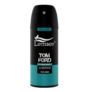 اسپری دئودورانت مردانه لمسر مدل Tom Ford حجم 150 میلی‌لیتر