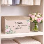 باکس لباس طرح پاستلی FLOWER & HOME کد S3
