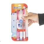 مسواک کانفیدنت سری NewDent مدل Bristles با برس نرم بسته 3 عددی