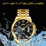 ساعت مچی عقربهای کوارتز مردانه اسکمی مدل 9069GDBK به همراه دستبند