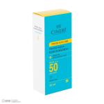 فلوئید ضد آفتاب رنگی بژ روشن صورت سینره SPF 50 مدل AQUA ‌محافظ UVA ،UVB و ++++PA مناسب برای انواع پوست حجم 50 میلی‌لیتر