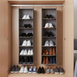 آویز نظم دهنده کفش چینش مدل شش طبقه بسته دو عددی
