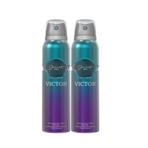 اسپری بدن مردانه ژکساف مدل ویکتور Sh3431.2 حجم 150 میلی لیتر بسته 2 عددی