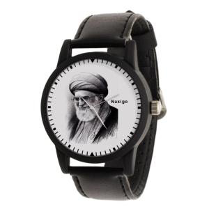 ساعت مچی عقربه ای ناکسیگو مدل تصویر رهبری کد LF11718