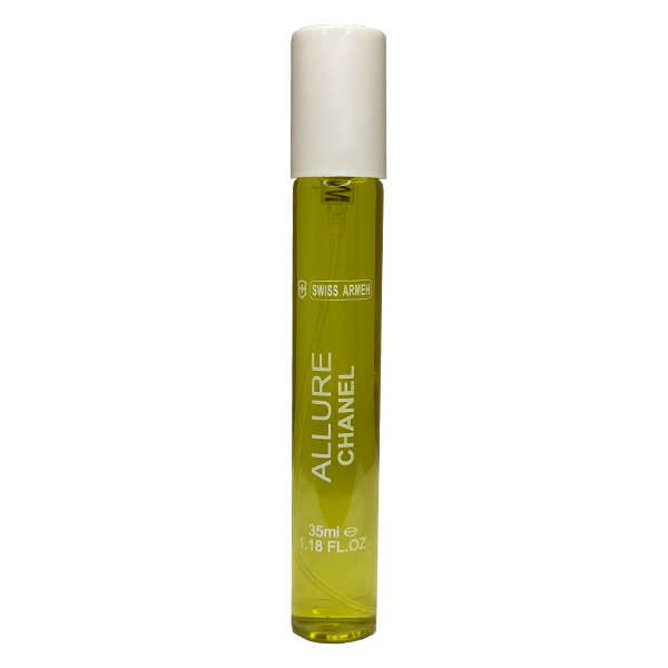 عطر جیبی مردانه سوئیس آرمه مدل CHANEL ALLURE با رایحه معتدل و خنک حجم ۳۵ میلی‌لیتر
