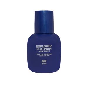 عطر جیبی مردانه نایس پاپت مدل Explorer Platinum mont blanc با رایحه گرم حجم 35 میلیلیتر