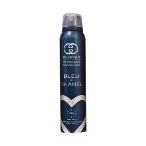 اسپری خوشبو کننده بدن مردانه دلوان مدل bleu de chanel حجم 200 میلی لیتر
