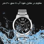 ساعت مچی عقربهای کوارتز مردانه اسکمی مدل 9097BBK به همراه دستبند