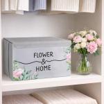 باکس لباس طرح پاستلی FLOWER & HOME کد S3