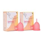 کاپ قاعدگی لیوا فارما مدل Plus سایز متوسط مجموعه 2 عددی