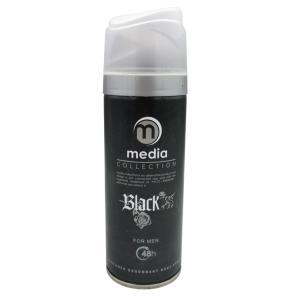 اسپری بدن مردانه مدیا مدل BlackXs حجم 200 میلی لیتر