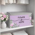 باکس لباس طرح پاستلی FLOWER & HOME کد S3