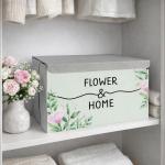 باکس لباس طرح پاستلی FLOWER & HOME کد S3